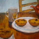 Malarstwo zatytułowany „Pastéis de Belém” autorstwa Sérgio Marques, Oryginalna praca, Olej