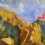 Pintura intitulada "Sintra" por Sérgio Marques, Obras de arte originais, Óleo
