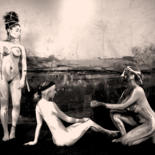 Photographie intitulée "Odalisques -l'offra…" par Frhégo, Œuvre d'art originale, Photographie numérique Monté sur Aluminium