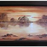 Painting titled "Reflections of the…" by Ankie, Original Artwork