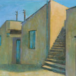 Peinture intitulée "Steps" par Anatoliy Menkiv, Œuvre d'art originale, Huile