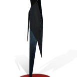 Sculpture intitulée "Maradona - Coup fra…" par Arno Sebban, Œuvre d'art originale, Métaux