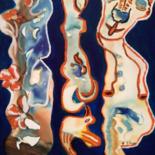 Pittura intitolato "RELATION" da Michele Glaize, Opera d'arte originale, Acrilico