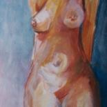 Peinture intitulée "... AnnRose ..." par Anne-Frédérique Ferret, Œuvre d'art originale, Huile