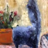 "Cat in wonderland" başlıklı Tablo Oleg Sharapanovsky tarafından, Orijinal sanat, Petrol Ahşap Sedye çerçevesi üzerine monte…