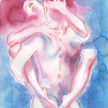 Arte digitale intitolato "The Power of Love" da Maria Cristina Cerminara, Opera d'arte originale, Acquarello