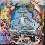 Pintura intitulada "Soyons zen" por Patmoli, Obras de arte originais, Acrílico