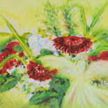 Painting titled "Schenkengel 2021 07…" by Karin Sternberg, Original Artwork, Oil
