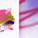 Schilderij getiteld "Rising Vibe # 17" door Solomiia Karpinska, Origineel Kunstwerk, Acryl