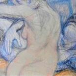 Drawing titled "The Uncovering of w…" by Edwin Loftus, Original Artwork, Pastel Mounted on Other rigid panel
