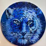 제목이 "Blue tiger"인 미술작품 Yulia Gavarini로, 원작, 기름