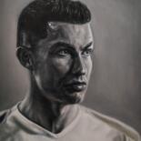 Pintura titulada "Cristiano the legend" por Jahangir Seyidov, Obra de arte original, Oleo Montado en Bastidor de camilla de…