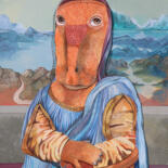 Pintura titulada "Mona Dina" por Olga Petrova, Obra de arte original, Acrílico