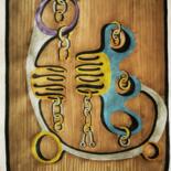 Tekening getiteld "CHAINS" door Do.M.Ju, Origineel Kunstwerk, Marker