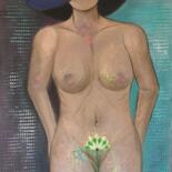 Peinture intitulée "La fleur de l'âge" par Ralph.S, Œuvre d'art originale, Huile