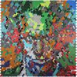 Collages titled "Keith Richards" by Henning Leuschner, Original Artwork, Collages