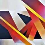 绘画 标题为“Composition 1031” 由Jean Pierre Tachon, 原创艺术品, 丙烯 安装在木质担架架上