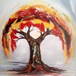 Malarstwo zatytułowany „The tree of Love” autorstwa Ema Kato, Oryginalna praca, Akryl