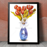 Work presented framed