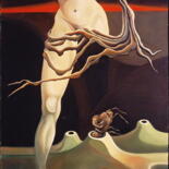 Schilderij getiteld "Πρελούδιο" door Lilian Manolakaki (lm artist), Origineel Kunstwerk, Olie