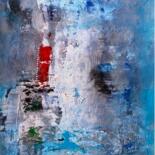 Malerei mit dem Titel "Blue time" von Weigand, Original-Kunstwerk, Acryl