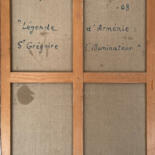 Arrière de l'œuvre