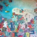 Peinture intitulée "Marée basse sur les…" par Emmanuelle Gaillard, Œuvre d'art originale, Acrylique Monté sur Châssis en bois