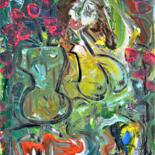 Painting titled "Domingo fácil por l…" by Paul Hartel, Original Artwork, Acrylic Mounted on Wood Stretcher frame