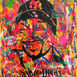 Ζωγραφική με τίτλο "Snoop Dogg" από Christophe Gandolphe, Αυθεντικά έργα τέχνης, Ακρυλικό