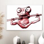 Work presented framed