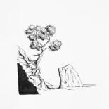 Σχέδιο με τίτλο "Lonely pine, Set of…" από Ekaterina Andreeva, Αυθεντικά έργα τέχνης, Μαρκαδόρος