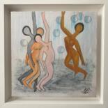 Peinture intitulée "Jo of rain Déposé A…" par Mac.Cadart, Œuvre d'art originale, Acrylique Monté sur Châssis en bois