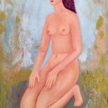 Painting titled "turbulent times" by Janna Shulrufer, Original Artwork, Oil