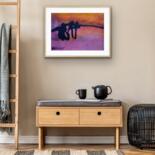 Work presented framed