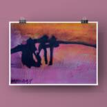 Work presented framed