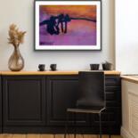 Work presented framed