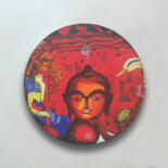 Pittura intitolato "Buddha the Enlighte…" da Joyanto Deb, Opera d'arte originale, Acrilico