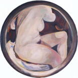 Painting titled "Round 4" by Nathalia Chipilova, Original Artwork, Acrylic