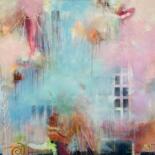 Painting titled "Imagine  XXL" by Beate Garding Schubert, Original Artwork, Acrylic