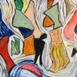 Pittura intitolato "Baile" da Alfredo Machado Zingg, Opera d'arte originale, Acrilico
