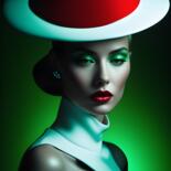 Arte digitale intitolato "Fashion Portraits #…" da Sid, Opera d'arte originale, Immagine generata dall'IA