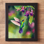 Work presented framed