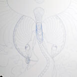 Steps of the making of the work