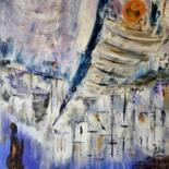 Ζωγραφική με τίτλο "Tempête" από Brigitte Kölli, Αυθεντικά έργα τέχνης, Ακρυλικό