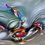 Pintura titulada "The Secret..," por Gena Genadyj, Obra de arte original, Acrílico