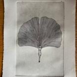 Prenten & gravures getiteld "GINKGO BILOBA" door Ramón Serra, Origineel Kunstwerk, Ets