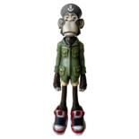 Sculptuur getiteld "Boring Ape Street" door Jordan Jeffray, Origineel Kunstwerk, Acryl