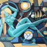 Painting titled "Hennessy effect" by Apollonas Soben, Original Artwork, Oil