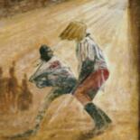 Peinture intitulée "THE DUELLISTS" par David Sankey, Œuvre d'art originale, Huile