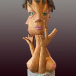 Sculpture intitulée "INAYA" par Laurent Messager, Œuvre d'art originale, Ciment